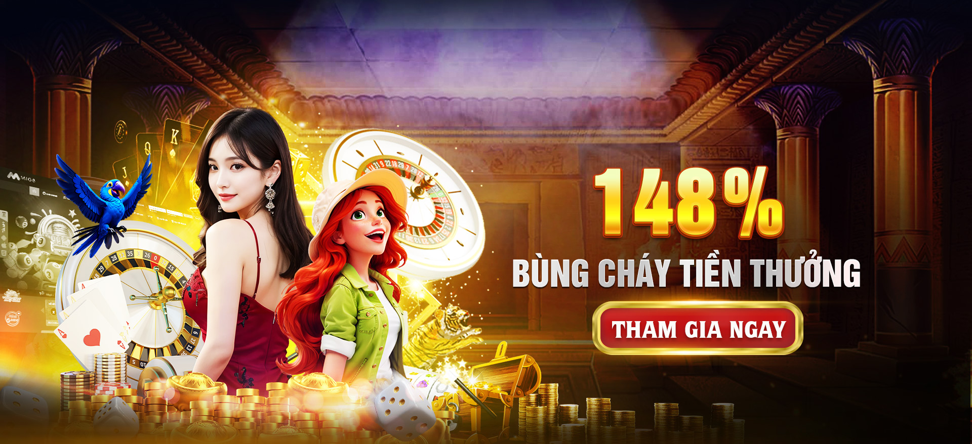Hình ảnh quảng cáo của vipwin hiển thị nền tảng và các lợi ích