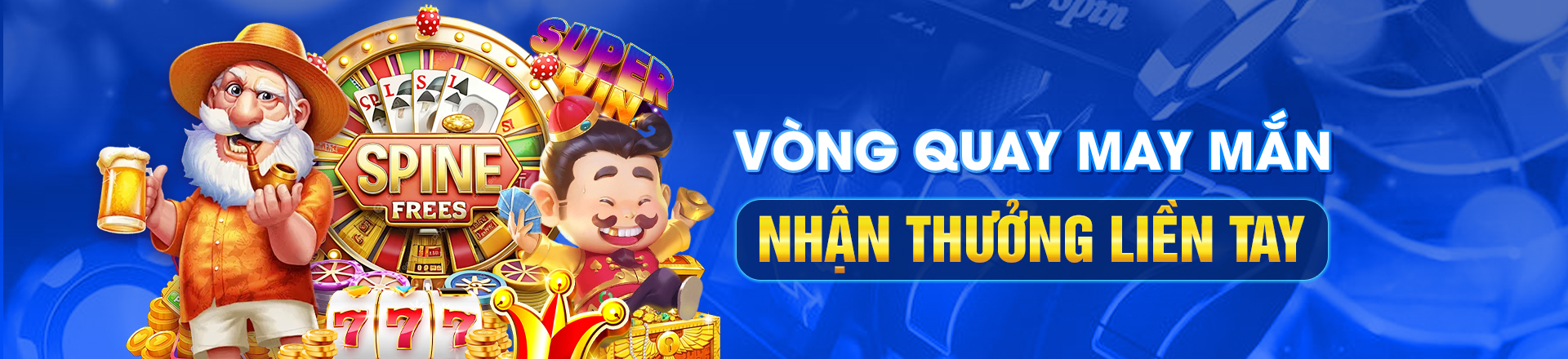Hình ảnh quảng cáo của vipwin hiển thị nền tảng và các lợi ích