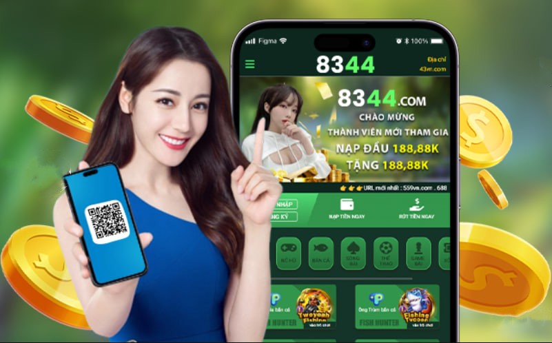 Hình ảnh quảng cáo của vipwin hiển thị nền tảng và các lợi ích