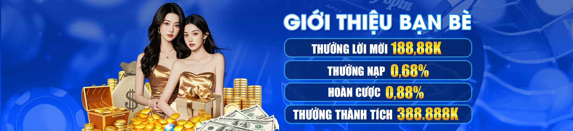 Hình ảnh quảng cáo của vipwin hiển thị nền tảng và các lợi ích