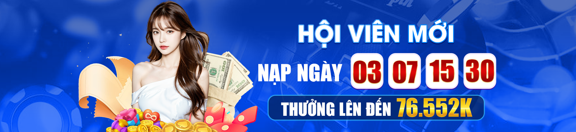 Hình ảnh quảng cáo của vipwin hiển thị nền tảng và các lợi ích