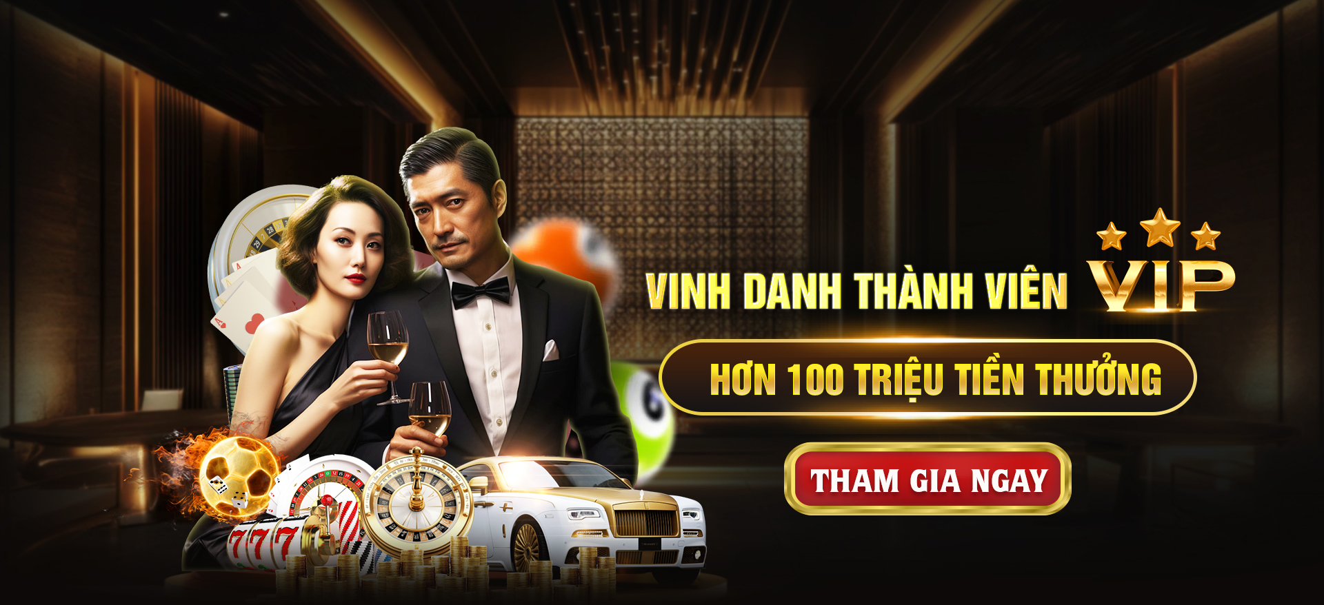 Hình ảnh quảng cáo của vipwin hiển thị nền tảng và các lợi ích