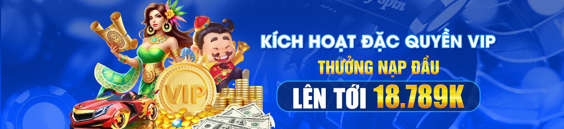 Hình ảnh quảng cáo của vipwin hiển thị nền tảng và các lợi ích
