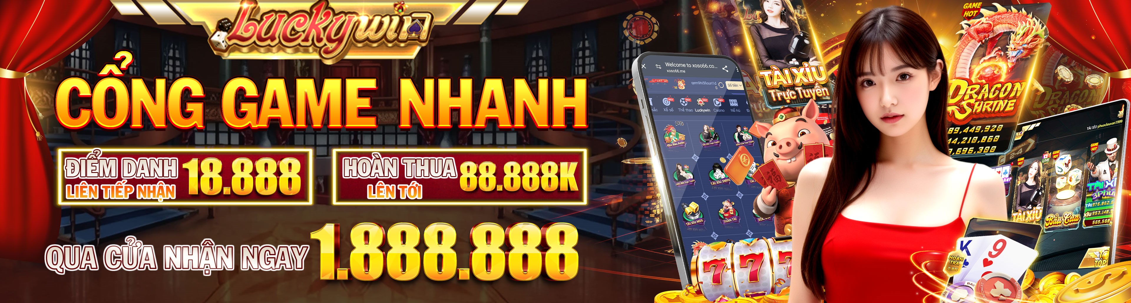 Hình ảnh quảng cáo của vipwin hiển thị nền tảng và các lợi ích