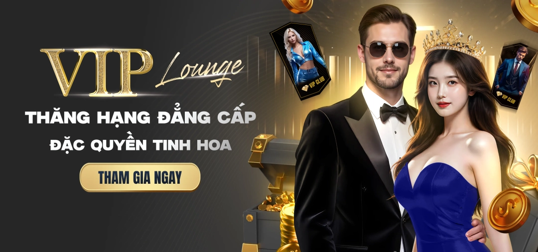 Hình ảnh quảng cáo của vipwin hiển thị nền tảng và các lợi ích