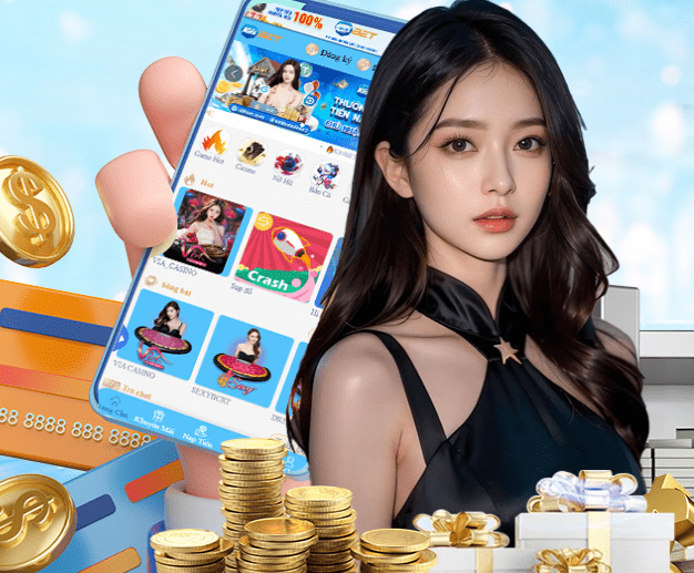 Hình ảnh quảng cáo của vipwin hiển thị nền tảng và các lợi ích
